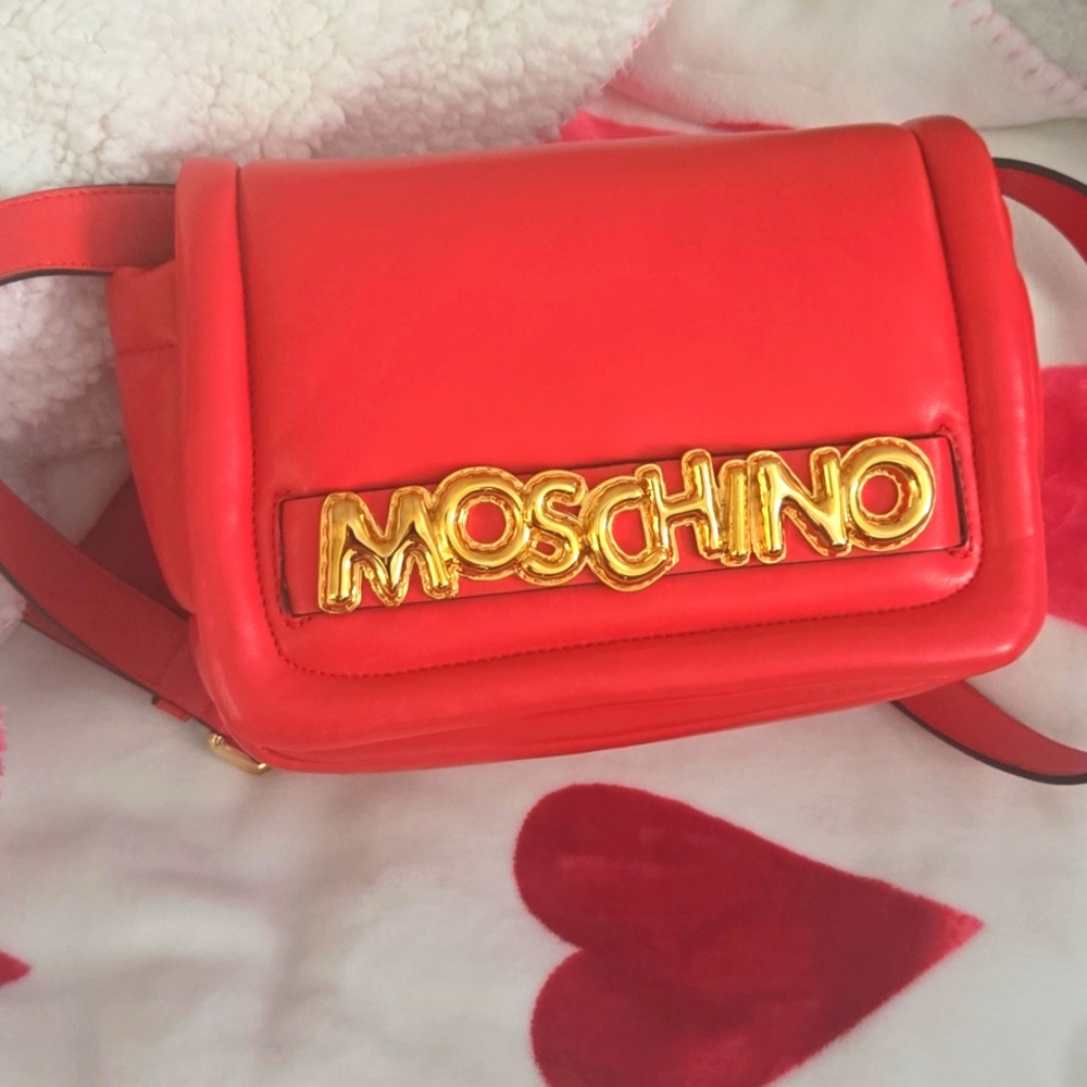 Moschino Red Crossbody Bag